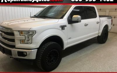 2017 Ford F-150 Lariat Supercrew 4WD Repairable Rear Damage