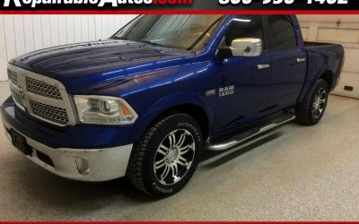2014 RAM 1500 Laramie Crew Cab 4WD Repairable Theft Damage