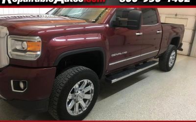 2015 GMC Sierra 2500HD Denali Crew Cab 4WD Theft Recovery