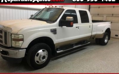 2008 Ford F-350 SD Lariat Crew Cab 4WD Repaired Theft Damage