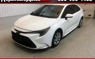 2020 Toyota Corolla LE Repairable Hail Damage