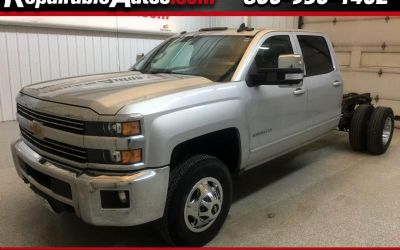 2015 Chevrolet Silverado 3500HD LT Crew Cab 4WD Repairable Rear Damage