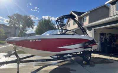 Photo of a 2016 Scarab 215 Jet Boat With Monster Surf Tower And Bimini for sale