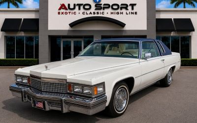 Photo of a 1979 Cadillac Deville Navy Full Factory Top Sedan for sale