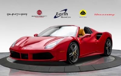 Photo of a 2018 Ferrari 488 Spider Carbon Steering Wheel +LED Electric Seats Shields Carbon Splitter for sale