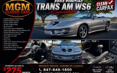 Photo of a 2002 Pontiac Firebird for sale