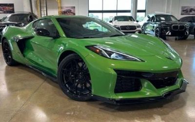 Photo of a 2026 Chevrolet Corvette Z06 3LZ Rare Roswell Green Carbon Ground Effects Front for sale