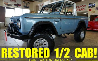 1967 Ford Bronco Restored - 1/2 Cab - 4X4 - 302 V8 - Southern SUV!