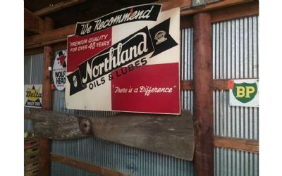  Northland OIL And Lube Sign 