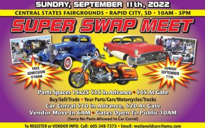 2022 40TH Anniversary Swap Meet & Car Corral 9-13-20 Cars/Cycles/Trucks/Toys/Etc. Memorabilia/Soda Collectibles/Gas&oil Items