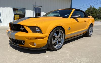 2007 Ford Mustang Shelby GT500 40TH Anniversary Convertible