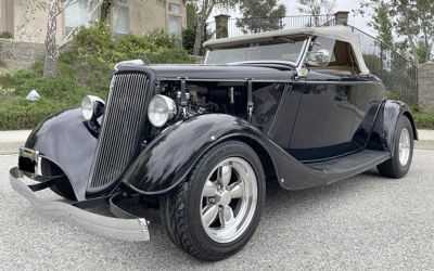 1934 Ford Cabriolet Full Fender Street Rod