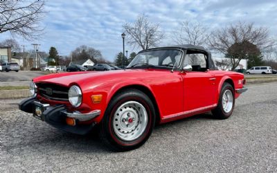 1976 Triumph TR6 Two Tops And Overdrive
