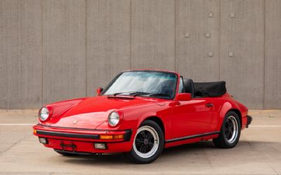 1986 Porsche 911 Carrera 2DR Convertible