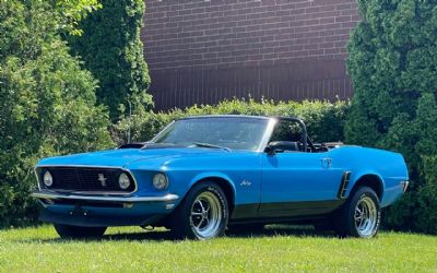 1969 Ford Mustang Rare Grabber Blue V8 Convertible