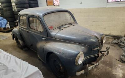 1960 Renault 4CV Barn Find, 27K Mi, Orig Down TO Tires, Unique!