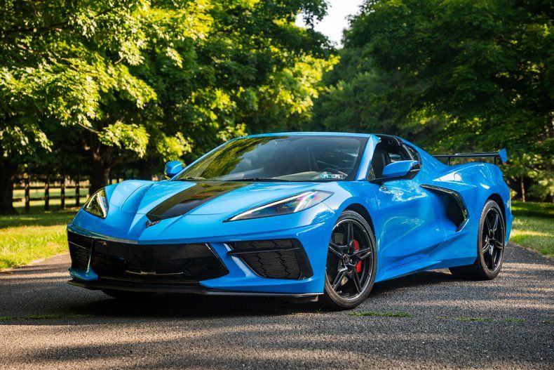 2021 Corvette Rapid Blue C8 Stingra Image