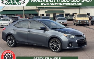 2015 Toyota Corolla S Plus