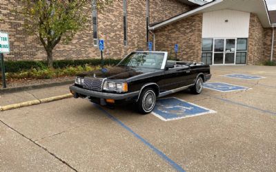 1986 Chrysler LE Baron Base 2DR Convertible