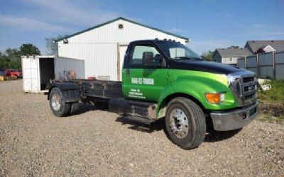 2006 Ford F650 With Assorted Sized Dumpsters