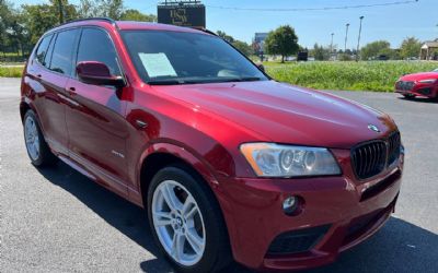 2014 BMW X3 Xdrive35i AWD 4DR SUV