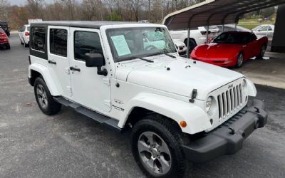 2018 Jeep Wrangler JK Unlimited Sahara 4X4 4DR SUV