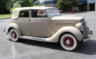 Photo of a 1935 Ford Model 48 Deluxe Convertible Sedan for sale