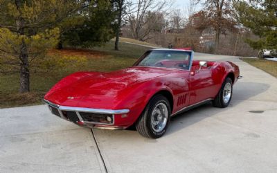 Photo of a 1968 Chevrolet Corvette Convertible Number Matching 327 4SPD PDB Red/Red for sale
