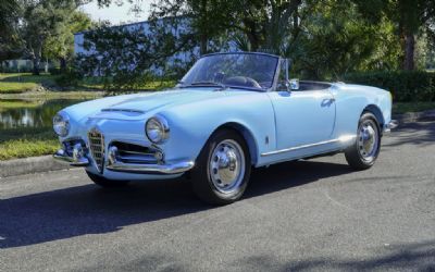 1962 Alfa Romeo 1600 Giulia Spider 