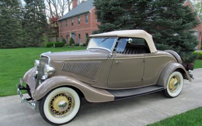 Photo of a 1934 Ford Deluxe V-8 Roadster With Rumble Seat for sale