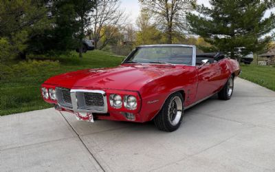 1969 Pontiac Firebird Convertible 350HO Auto PS 4 Wheel PDB Buckets