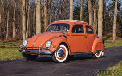 1957 Volkswagen Beetle Ragtop Sedan 
