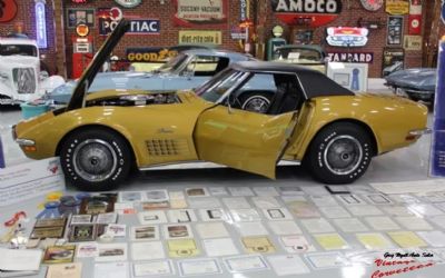 Photo of a 1971 Chevrolet Corvette Convertible "Duntov" WAR Bonnet Yellow 454-365HP Survivor "Just IN" for sale
