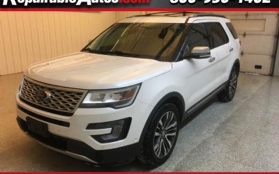 2016 Ford Explorer Platinum AWD Repairable Water Damage