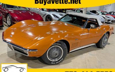 1971 Chevrolet Corvette Convertible *protect-O-Plate, Survivor, Believed TO BE 40K MILES*