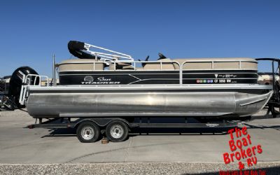 2017 Sun-Tracker,tracker Party Barge 22 DLX 