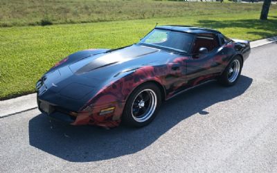 1979 Chevrolet Corvette Red Flames