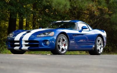 2006 Dodge Viper SRT10 Dual Silver Painted Stripes