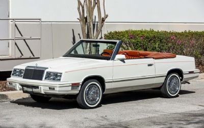 1982 Chrysler Lebaron Convertible